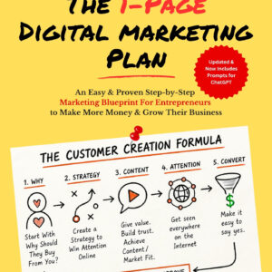 The 1-Page Digital Marketing Plan (Kindle eBook)